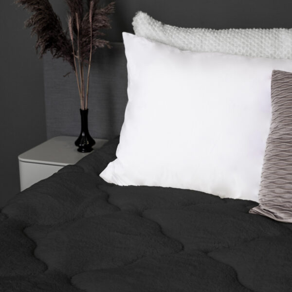 Sleeptime Lazy All-in one Lazy Dekbed Teddy Antraciet 200 x 200 - Afbeelding 3