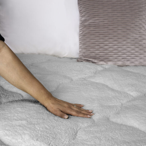 Sleeptime Lazy All-in one Lazy Debed Teddy Grijs 200 x 200 - Afbeelding 4