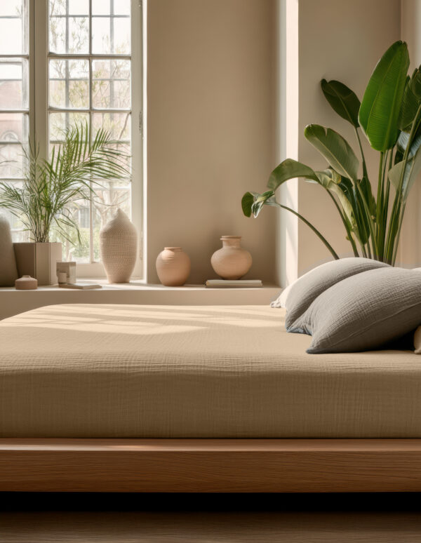 Dreamhouse Mousseline Nude 140 x 200 + 30 cm - Afbeelding 3