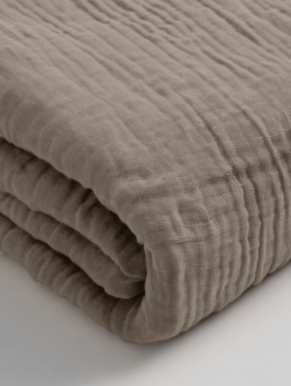 Dreamhouse Mousseline Taupe 180 x 200 + 30 cm - Afbeelding 4