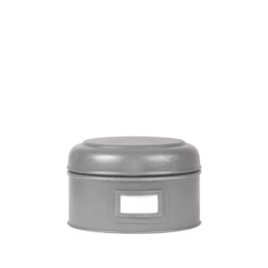 LABEL51 Opbergblik - Antiek grijs - Metaal - M - 18x18x10 cm