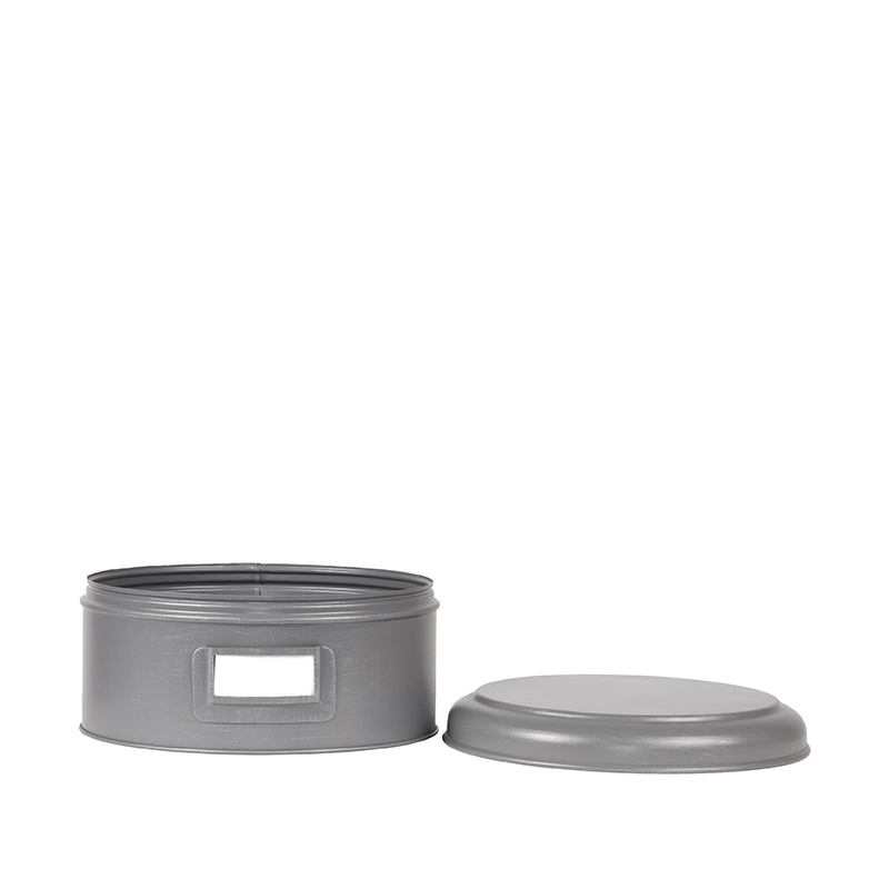 LABEL51 Opbergblik - Antiek grijs - Metaal - XL Opbergblik