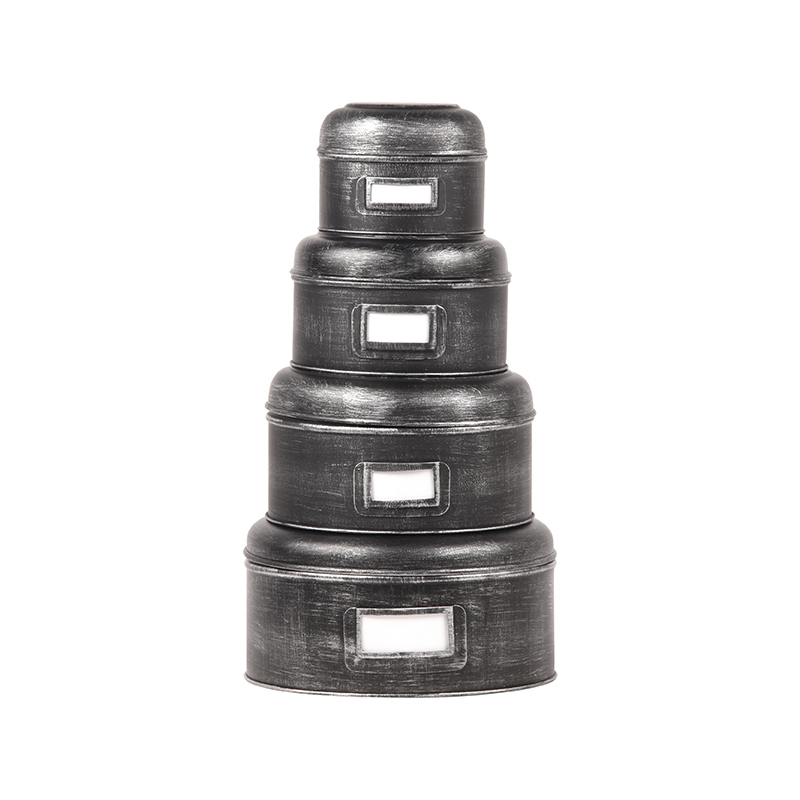 LABEL51 Opbergblik - Zwart - Metaal - XL Metaal