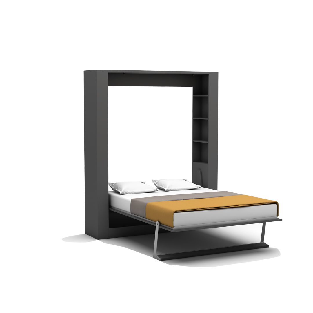 Tweepersoons opklapbed Nova Queen (Antraciet)