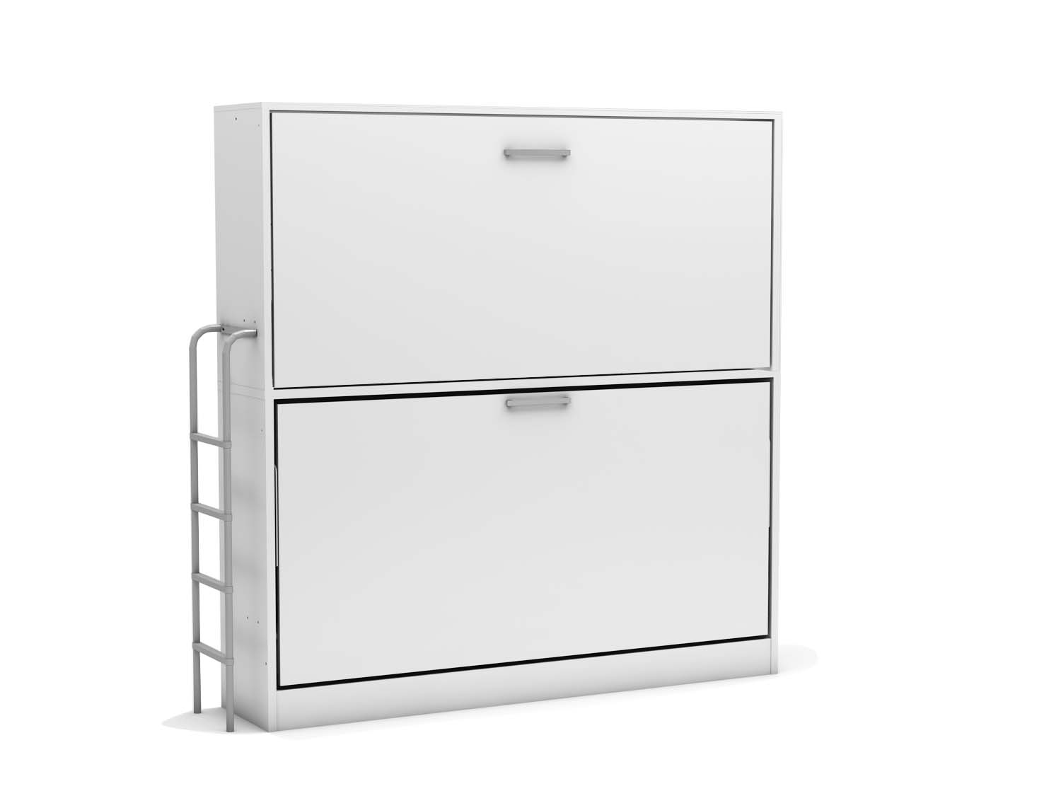 Opklap stapelbed Smart Bunk met bank