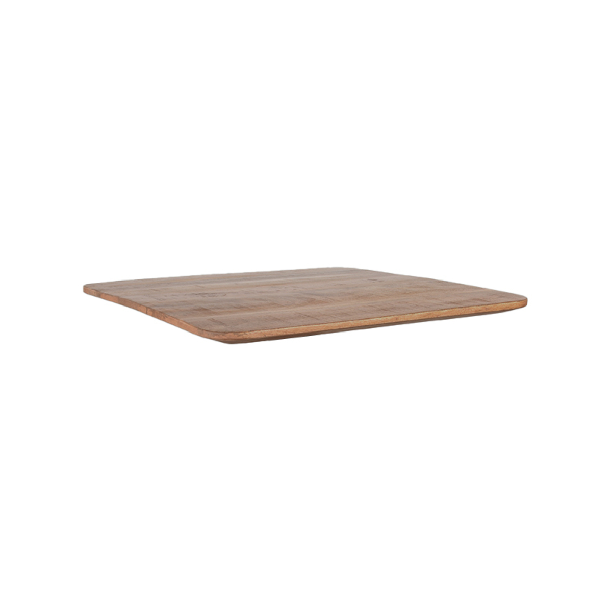 LABEL51 Eetkamertafel I_Tafelblad Sloppy Edge - Naturel - Mangohout - 70 cm Sloppy
