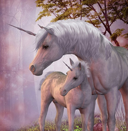 Unicorns dekbedovertrek