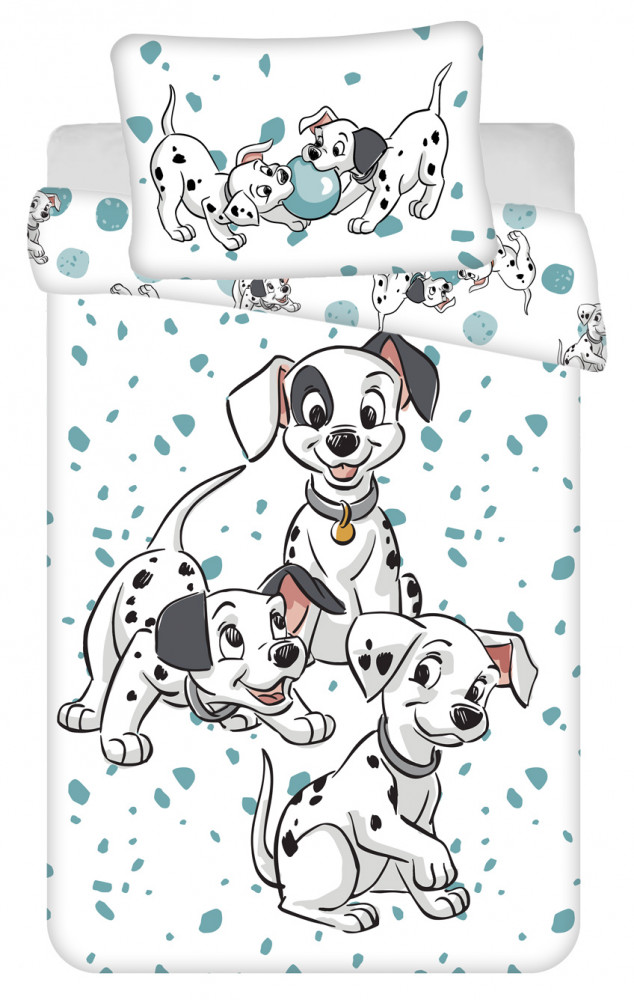 101 Dalmatiƫrs dekbedovertrek Pups 100 x 135 cm Katoen