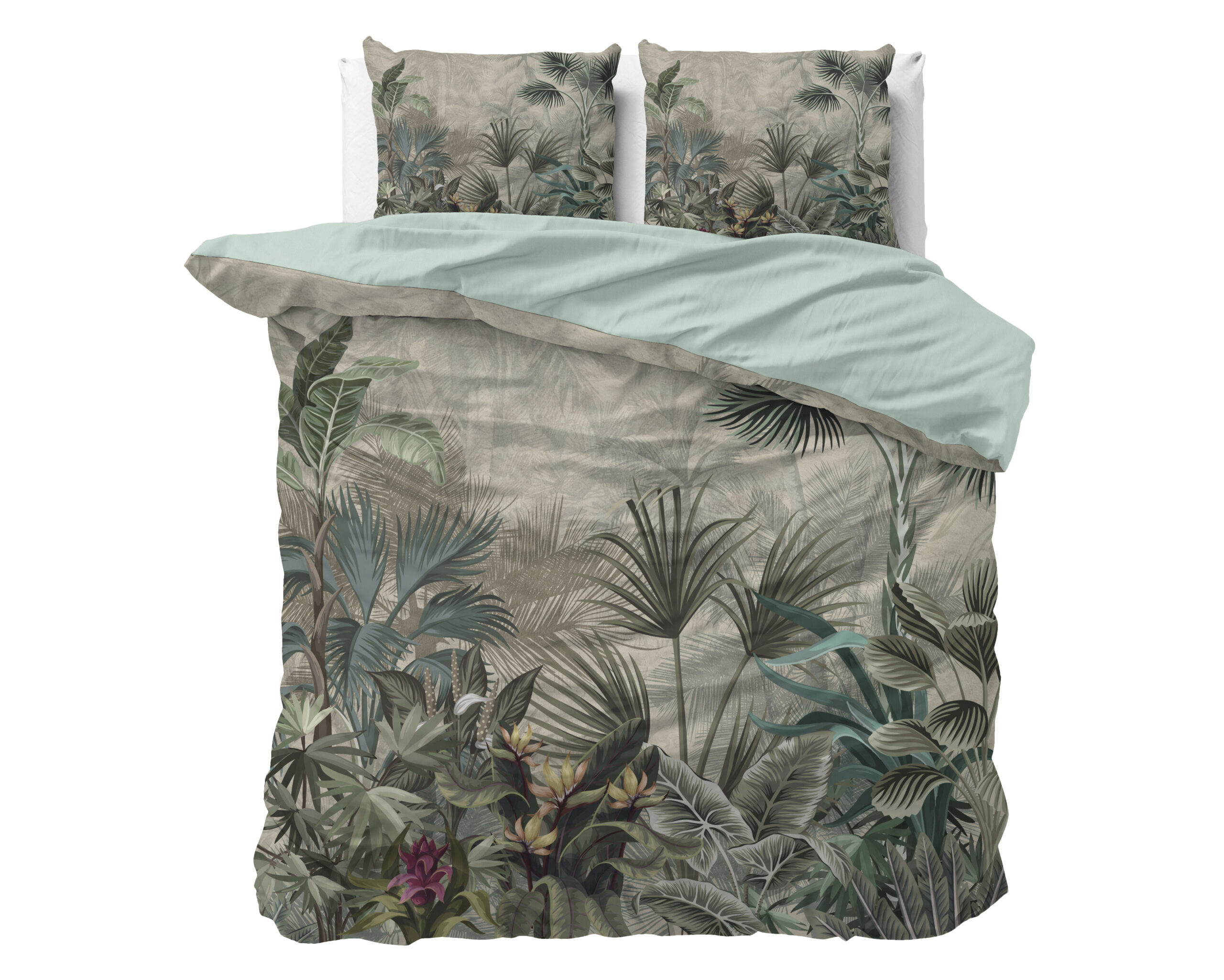 Sleeptime Macy Groen 200 x 200/220 cm - Afbeelding 3