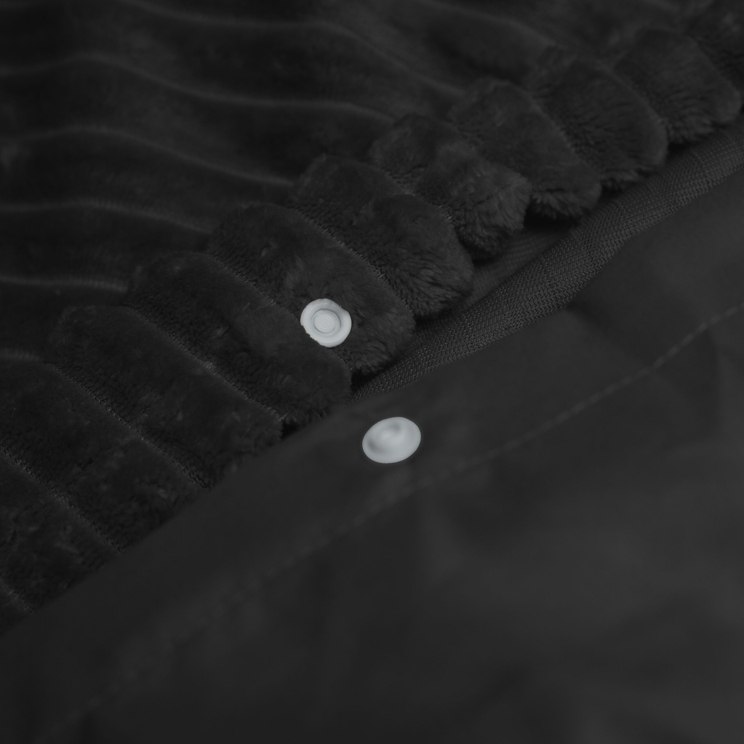 Sleeptime Rib Teddy Zwart 140x200/220 cm - Afbeelding 5