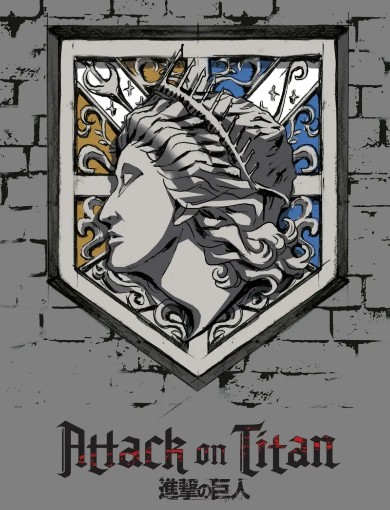 Attack on Titan fleece deken 130 x 170 cm