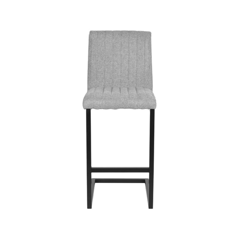 LABEL51 Barkruk Milo - Zinc - Synthetisch - Zithoogte 66 Synthetisch