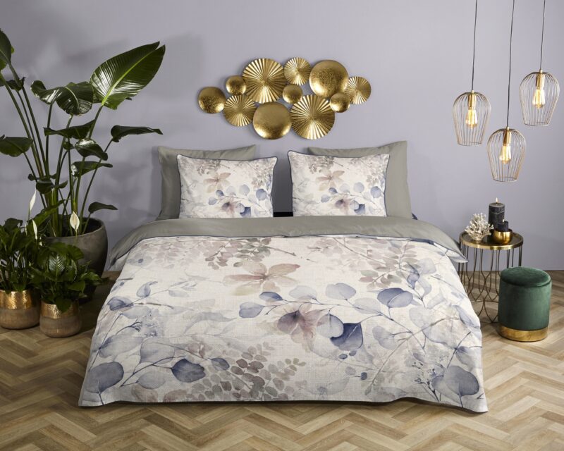 Descanso Satijnen dekbedovertrek  "Fivien" - Zand