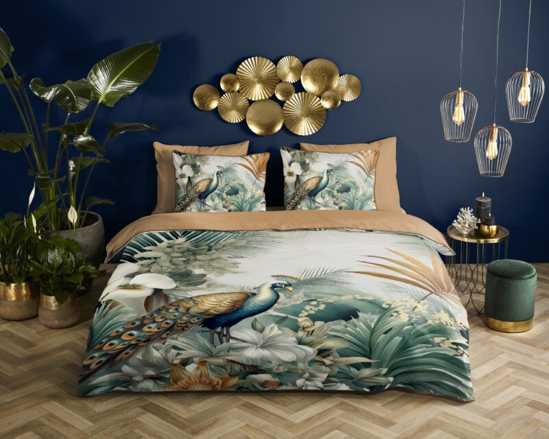 Descanso Satijnen dekbedovertrek  "Dana" - Multi