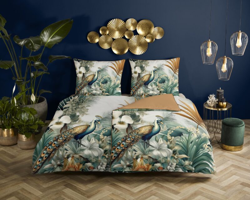 Descanso Satijnen dekbedovertrek  "Dana" - Multi