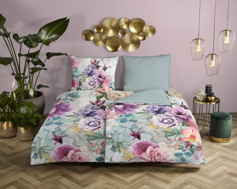 Descanso Satijnen dekbedovertrek  "Anamin" - Multi