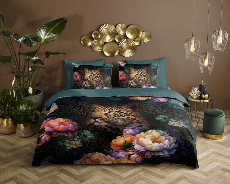 Descanso Satijnen dekbedovertrek  "Mizz" - Multi