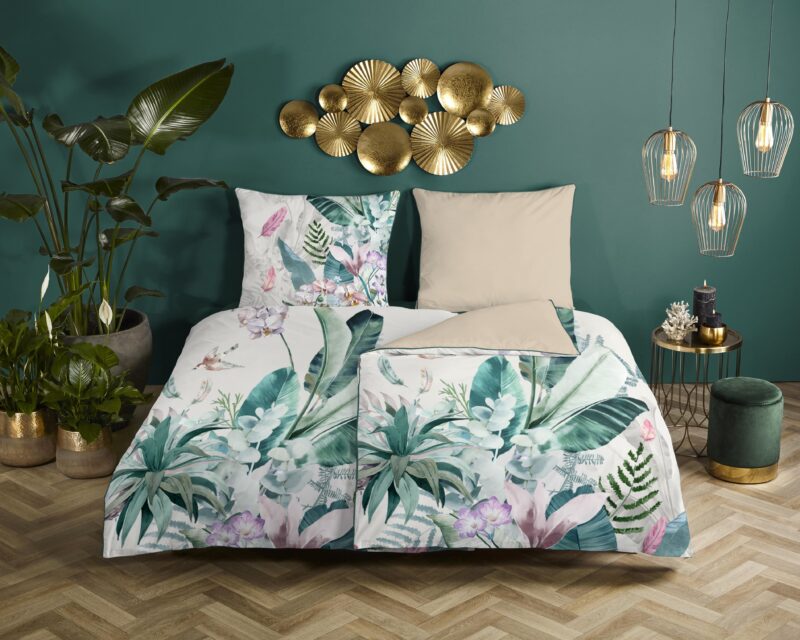 Descanso Satijnen dekbedovertrek  "Verdi" - Multi