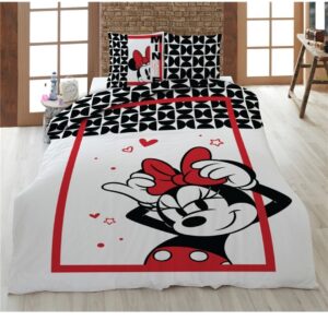 Disney Minnie Mouse Confident Dekbedovertrek - Eenpersoons - 135 x 200 cm - katoen