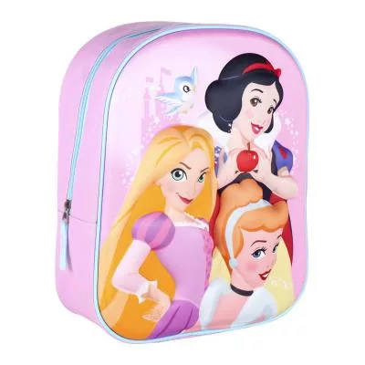 Disney princess 3D schooltas 31x25x10 cm