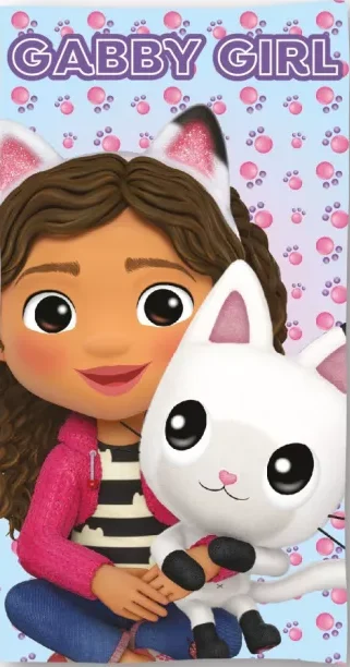 Gabby's Dollhouse Paw strandlaken 70 x 140 cm - polyester