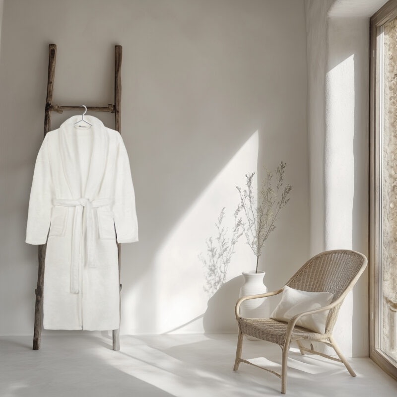 Wit - (M/L) - Polyvelvet