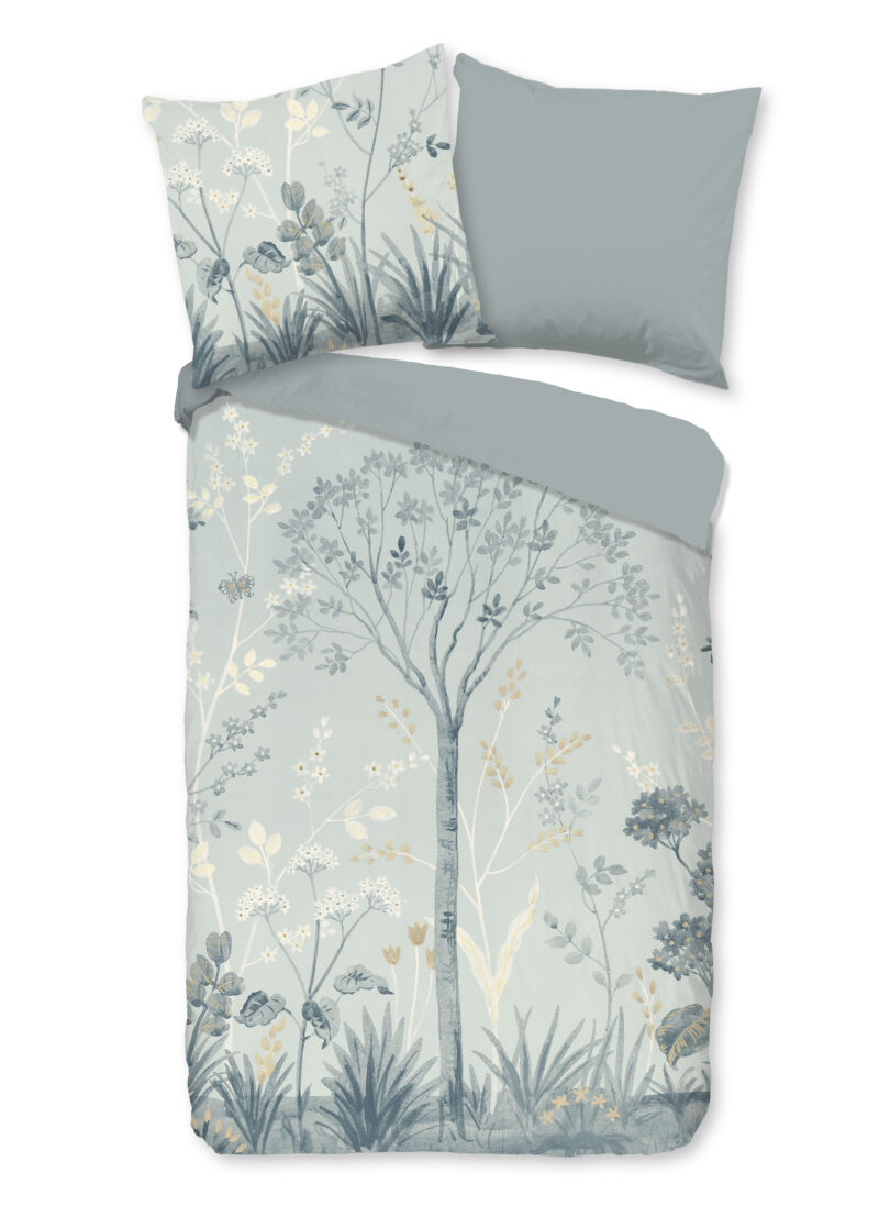 Good Morning Dekbedovertrek "" - Grijs - (200x200 cm) - Katoen