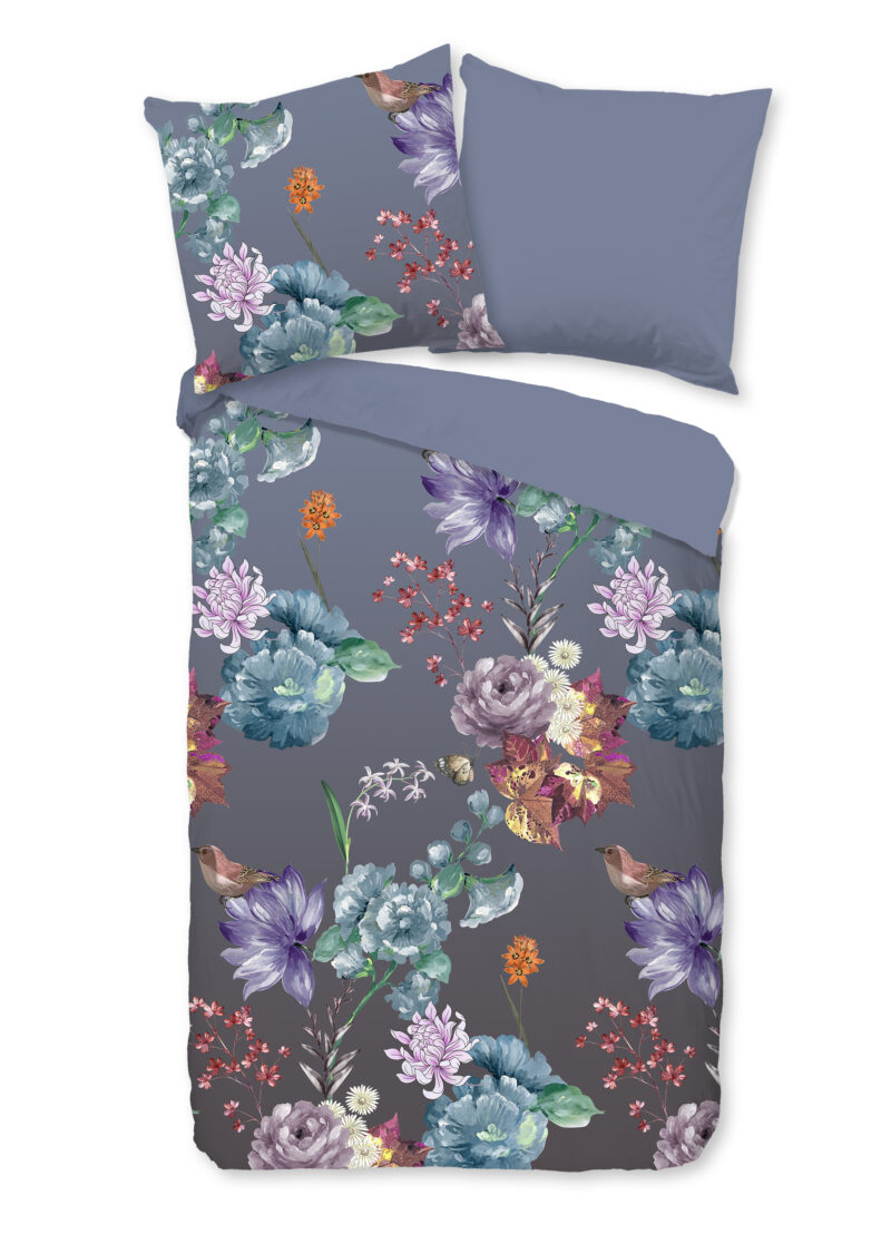 Good Morning Dekbedovertrek "bloemen" - Multi - (135x200 cm) - Katoen