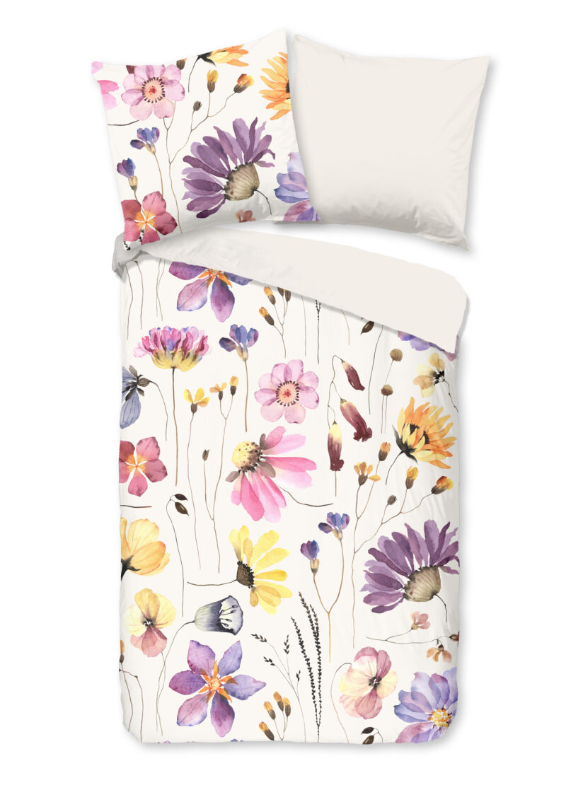 Good Morning Dekbedovertrek "bloemen" - Multi - (135x200 cm) - Katoen