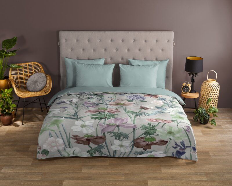 Good Morning Katoenen dekbedovertrek  "Fina" - Multi