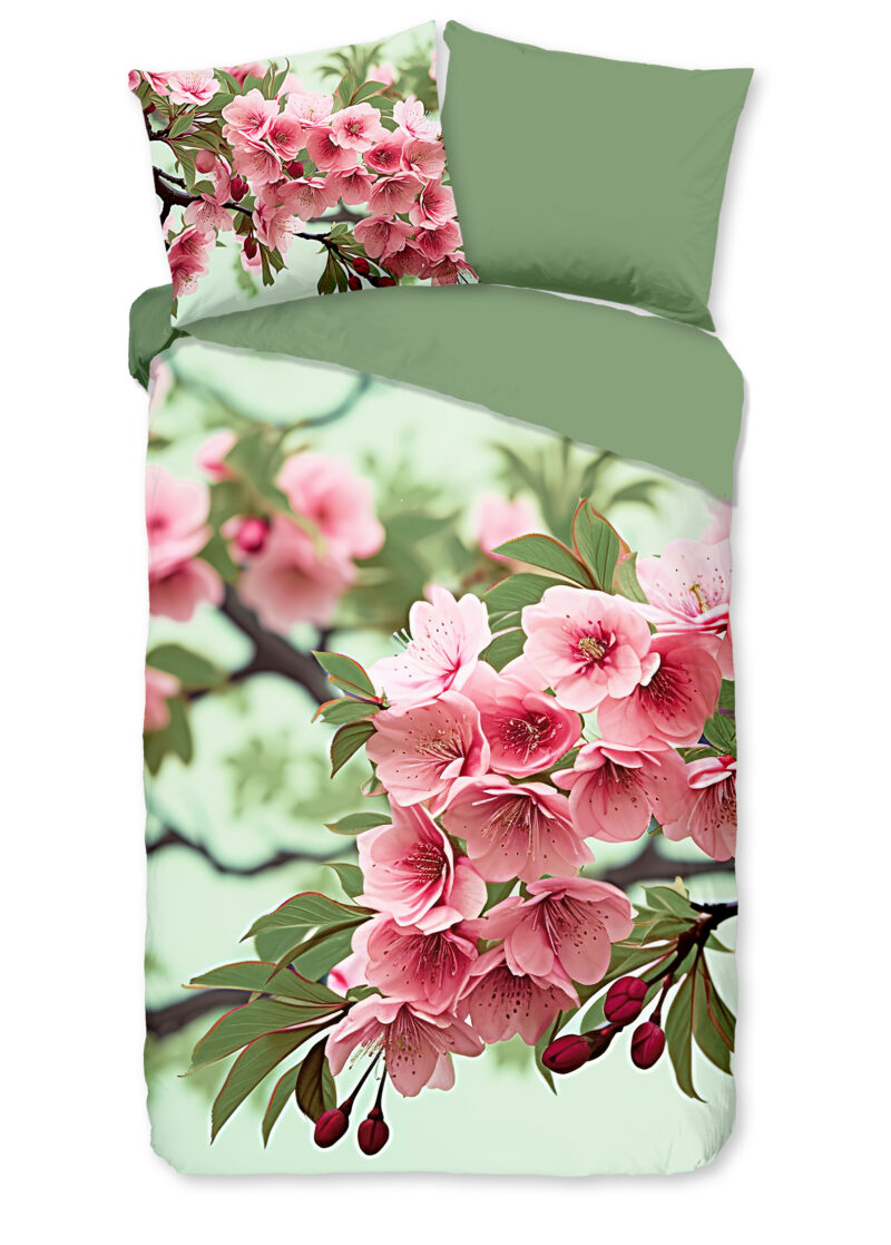 Good Morning Dekbedovertrek "bloemen" - Multi - (140x200/220 cm) - Katoen