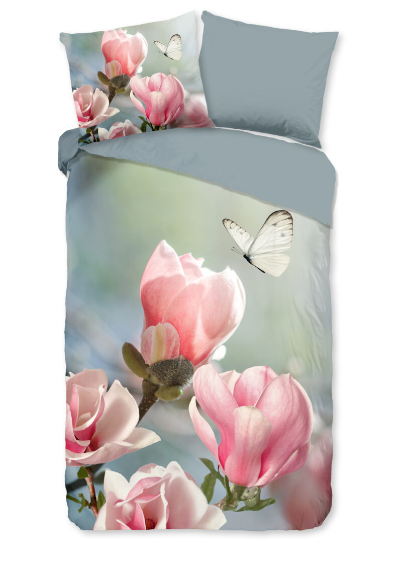 Good Morning Dekbedovertrek "bloemen" - Multi - (140x200/220 cm) - Katoen