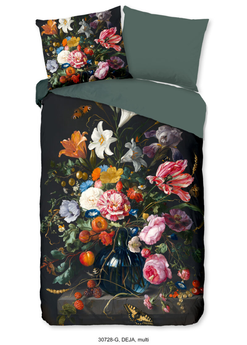 Good Morning Dekbedovertrek "bloemen" - Multi - (140x200/220 cm) - Katoen