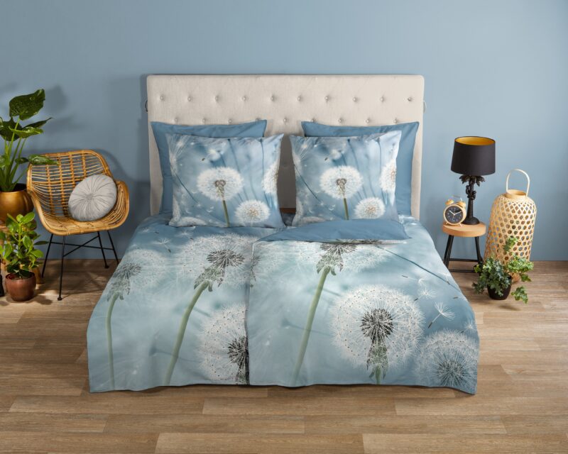 Good Morning Katoenen dekbedovertrek  "Wishfull" - Multi