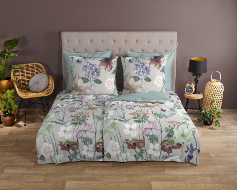 Good Morning Katoenen dekbedovertrek  "Fina" - Multi