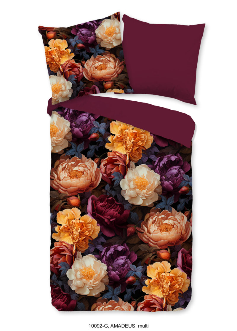 Good Morning Dekbedovertrek "bloemen" - Multi - (155x220 cm) - Katoen