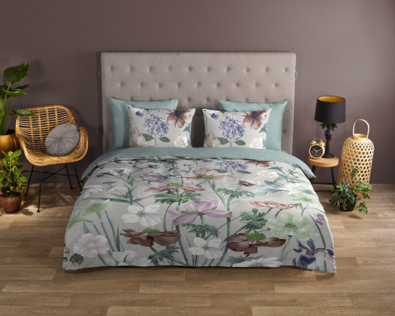 Good Morning Katoenen dekbedovertrek  "Fina" - Multi