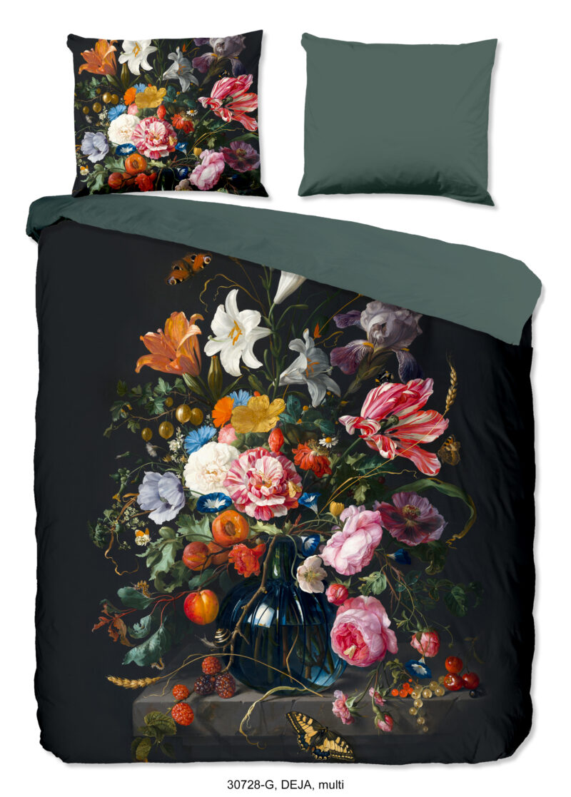 Good Morning Dekbedovertrek "bloemen" - Multi - (200x200/220 cm) - Katoen