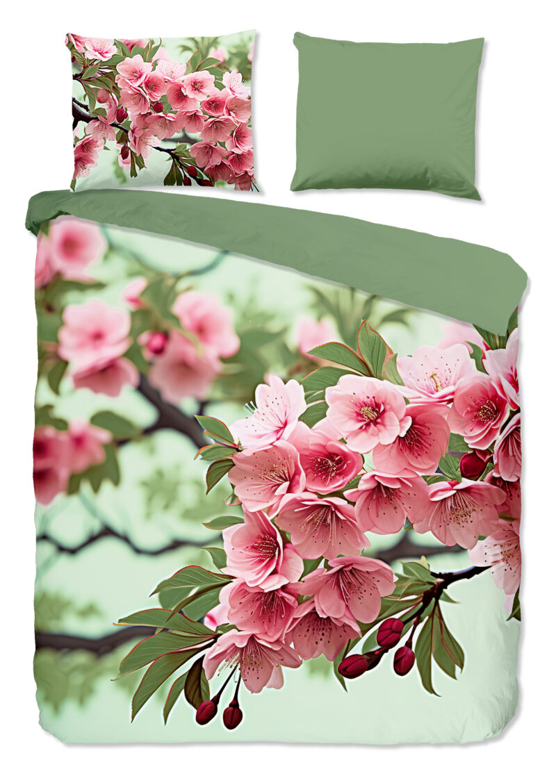 Good Morning Dekbedovertrek "bloemen" - Multi - (200x200/220 cm) - Katoen