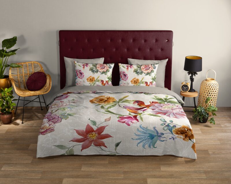 Good Morning Katoenen dekbedovertrek  "Jaimy" - Zand