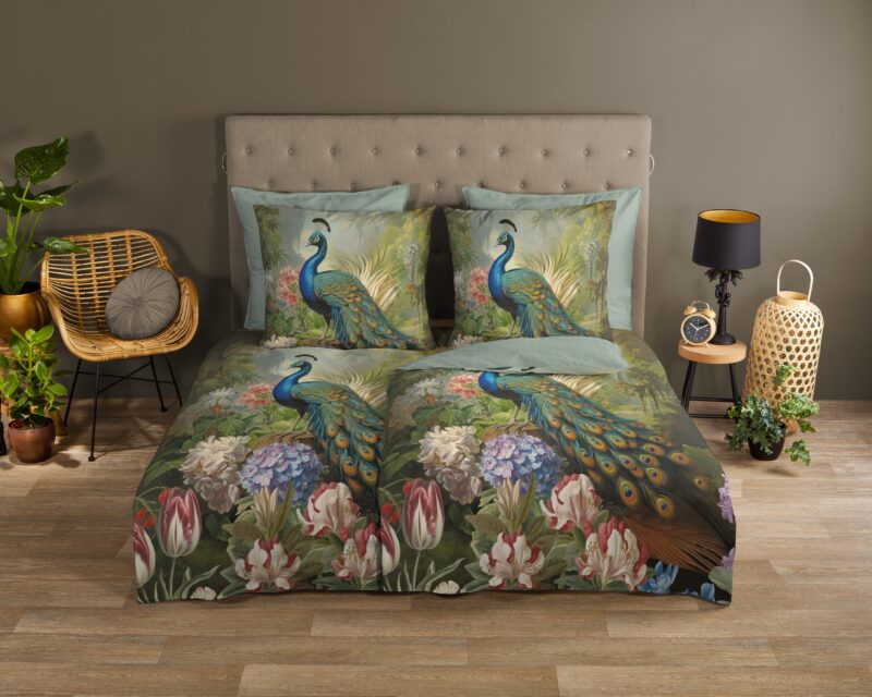 Good Morning Katoenen dekbedovertrek  "Esther" - Multi