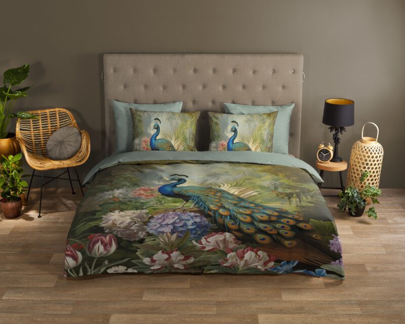 Good Morning Katoenen dekbedovertrek  "Esther" - Multi