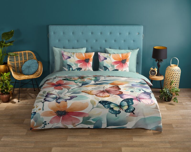 Good Morning Katoenen dekbedovertrek  "Vallee" - Multi