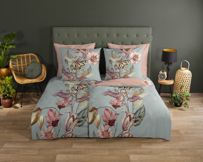 Good Morning Katoenen dekbedovertrek  "Lyave" - Multi