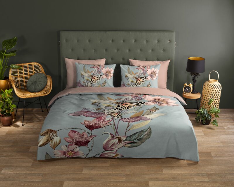 Good Morning Katoenen dekbedovertrek  "Lyave" - Multi