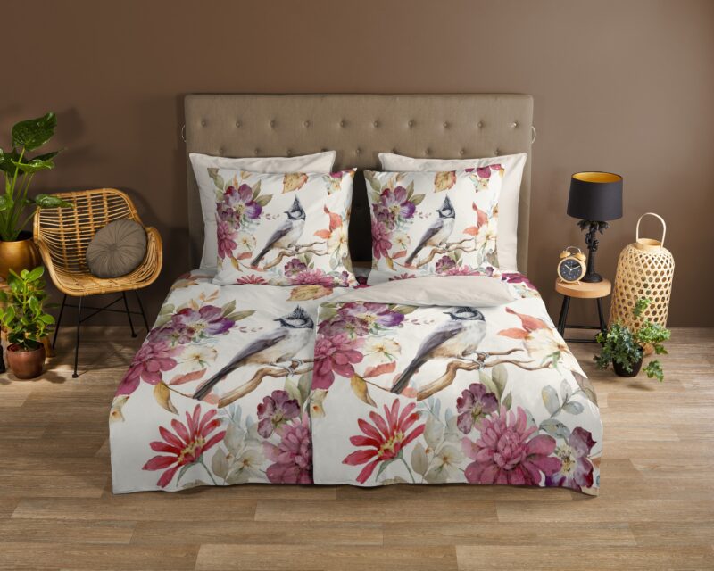 Good Morning Katoenen dekbedovertrek  "Inga" - Multi