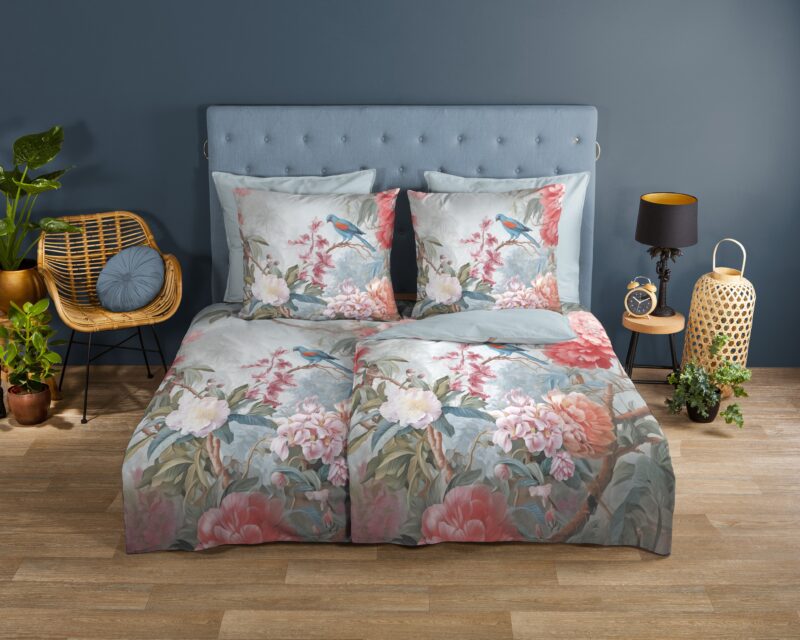 Good Morning Katoenen dekbedovertrek  "Birdie" - Multi