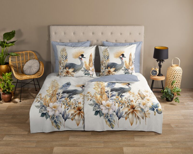 Good Morning Katoenen dekbedovertrek  "Loha" - Multi