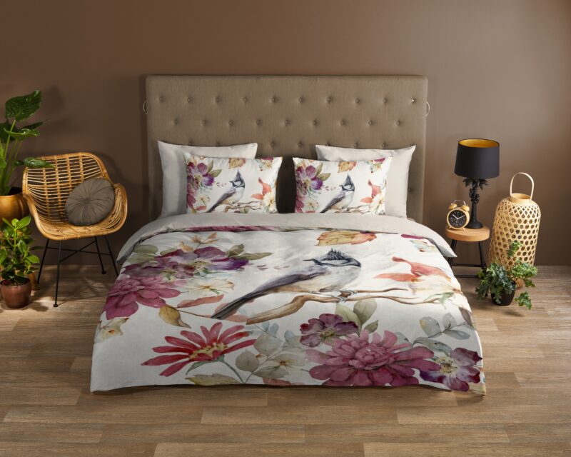 Good Morning Katoenen dekbedovertrek  "Inga" - Multi