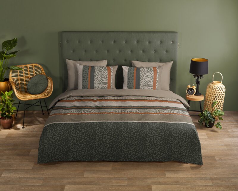 Good Morning Katoenen dekbedovertrek  "Chimene" - Multi